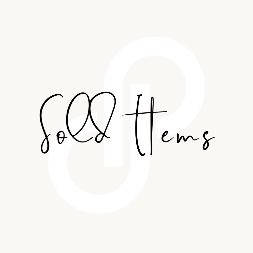 •SOLD ITEMS•